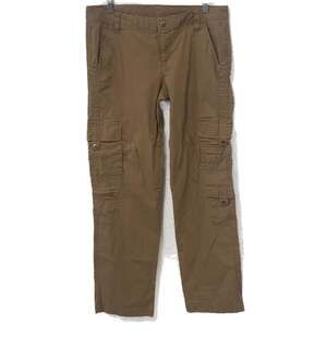 Columbia Women's Size 10 Regular Tan Cargo Pants Cotton Stretch AL8443